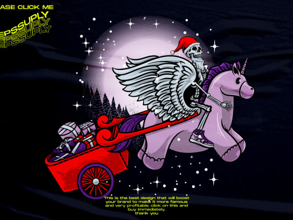 Hohoho. skeleton santa claus riding a pony graphic t shirt