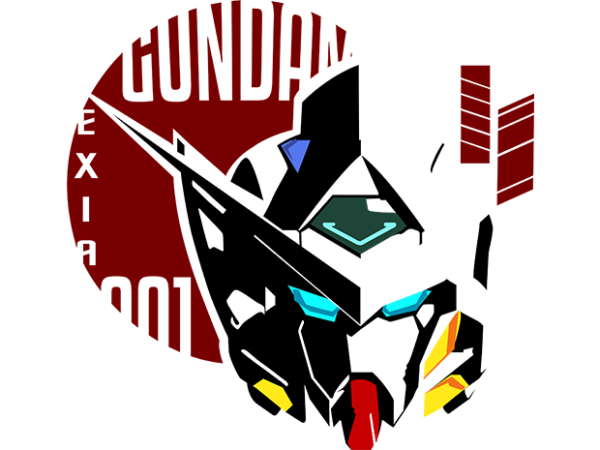 Gundam head 0.2 t-shirt design