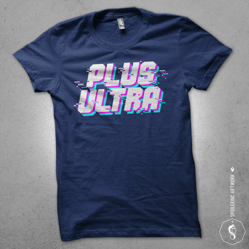 plus ultra glitch logo