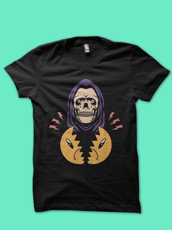 grim reaper t-shirt design bundle