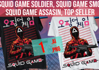 Squid Game Soldier, Squid Game SMG, Squid Game Assasin, Squid Fan Art Top Seller