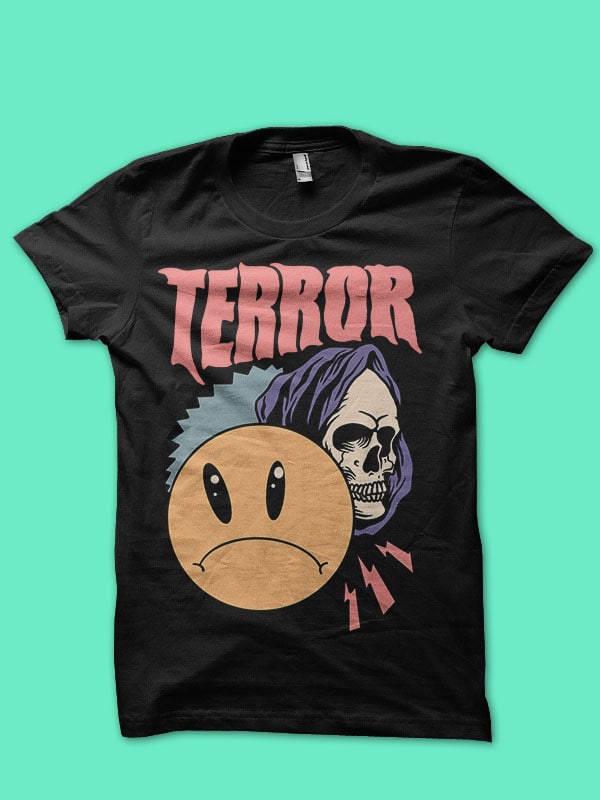 grim reaper t-shirt design bundle