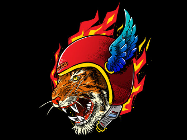 Tiger helmet t shirt designs for sale