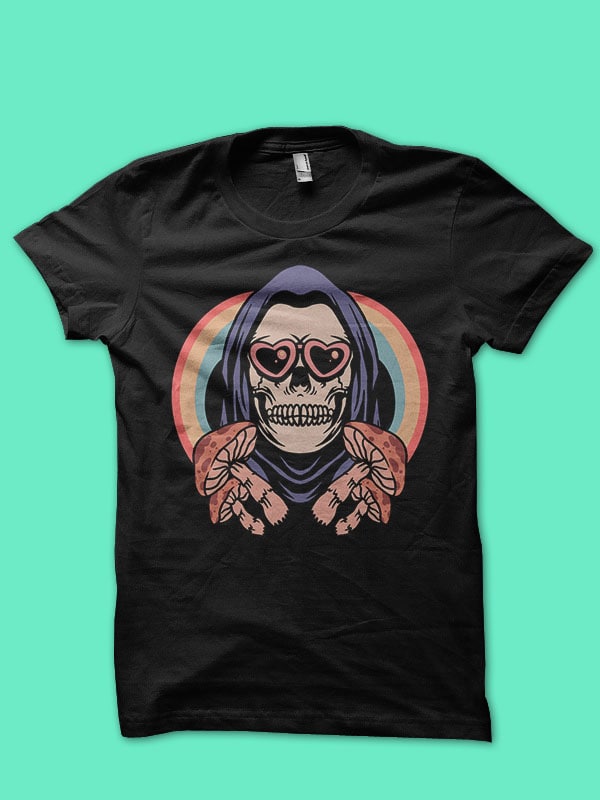 grim reaper t-shirt design bundle