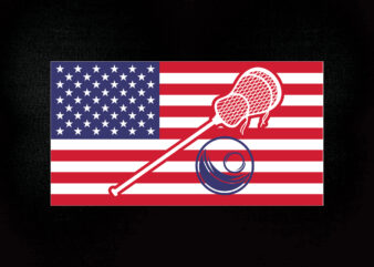 American Flag Lacrosse SVG , Lacrosse Cut File, Lacrosse Clipart, PNG, t-shirt design