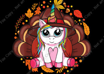 Unicorn Turkey Png, Unicorn Thanksgiving Png, Thanksgiving Png, Turkey Png, Thanksgiving 2021 Day Png t shirt vector graphic