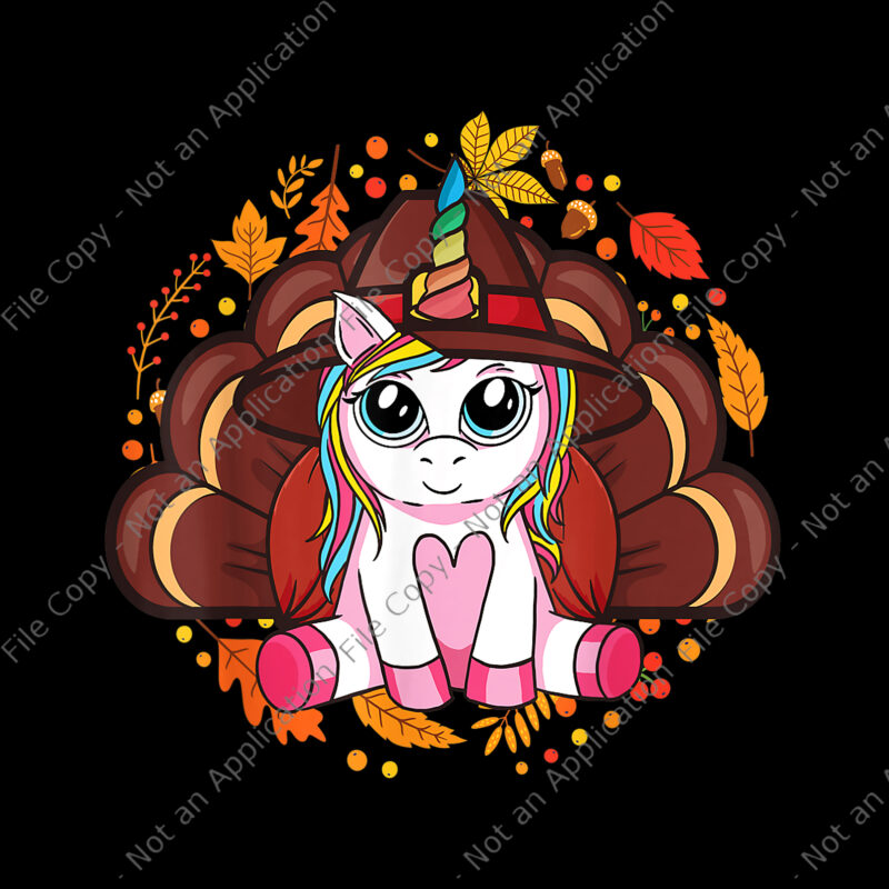 Unicorn Turkey Png, Unicorn Thanksgiving Png, Thanksgiving Png, Turkey Png, Thanksgiving 2021 Day Png