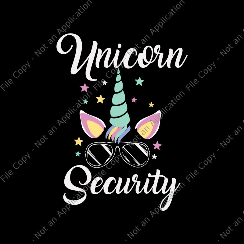 Unicorn Security Svg, Unicorn Svg, Adults Unicorn, Funny Unicorn