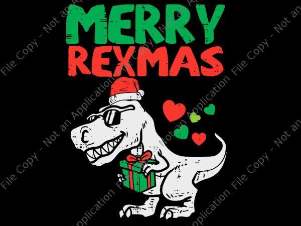 Merry rexmas santa trex dino svg, t-rex christmas svg, christmas svg, t-rex xmas svg t shirt designs for sale