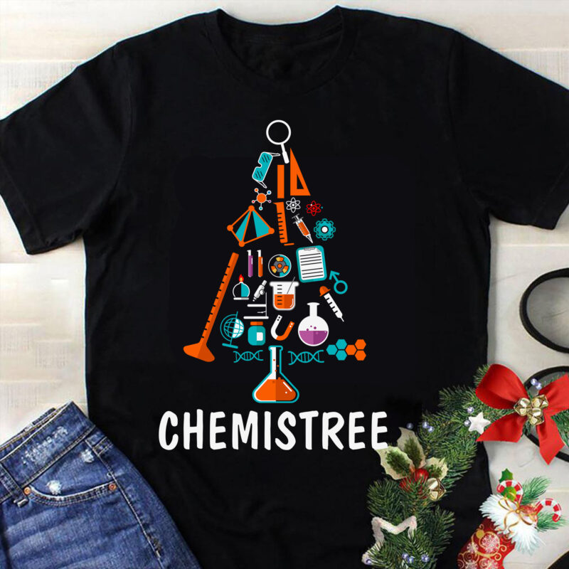 Chemistree Christmas Svg, Science Christmas Tree Svg, Christmas Svg, Tree Christmas Svg, Chemistree Svg, Santa Svg, Merry Christmas Svg