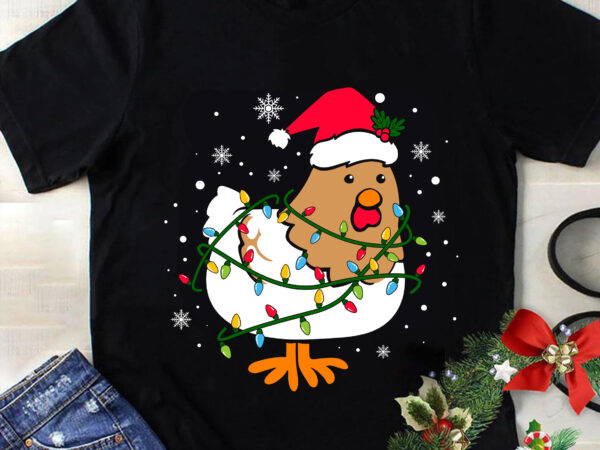 Chicken christmas svg, christmas svg, tree christmas svg, chicken svg, santa svg, merry christmas svg t shirt vector file