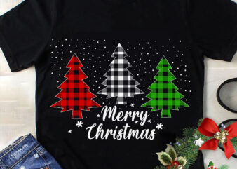 Christmas Tree Buffalo Plaid Svg, Christmas Svg, Tree Christmas Svg, Tree Svg, Santa Svg, Merry Christmas Svg