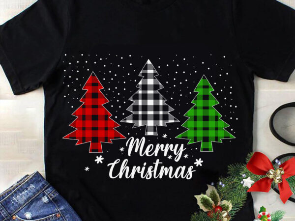 Christmas tree buffalo plaid svg, christmas svg, tree christmas svg, tree svg, santa svg, merry christmas svg t shirt vector file