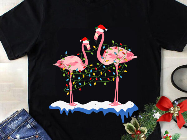 Flamingo christmas tree lights svg, flamingo christmas, christmas svg, tree christmas svg, tree svg, santa svg, merry christmas svg t shirt graphic design