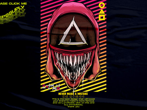 Venom squid game parody t shirt vector art