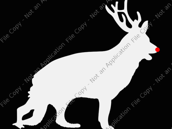 German shepherd dog christmas reindeer antlers xmas svg, german shepherd dog christmas svg, dog christmas svg, christmas svg, dog xmas svg t shirt design template