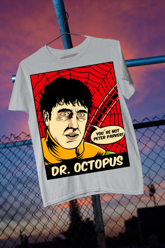 Super Hero Spider Fan Art Parody Webs Octopus Goblin Top Seller Top Trending