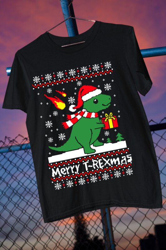 Merry Christmas Santa 2021 Happy Holiday Ugly Christmas Sweater Funny Pun Bundle