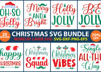 Christmas SVG Bundle vol.17 t shirt vector file