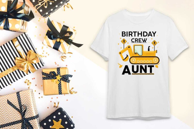 Birthday Crew Aunt Gift Diy Crafts Svg Files For Cricut, Silhouette Sublimation Files