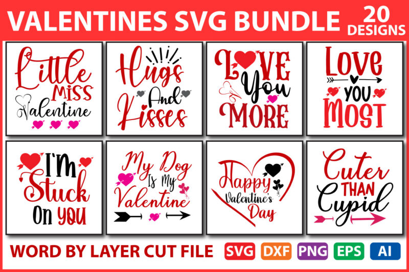 Valentine SVG Bundle