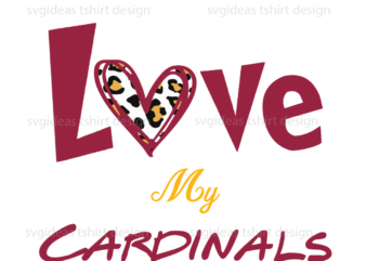 Arizona Cardinals Football Lover Silhouette Sublimation Files