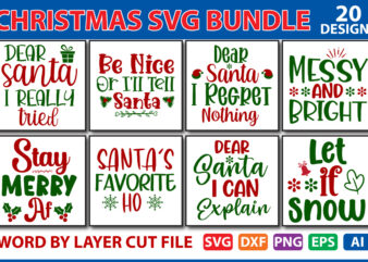 Christmas SVG Bundle vol.18 t shirt vector file