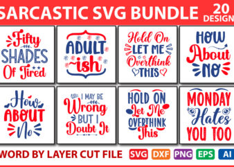 Sarcastic SVG Bundle vol.2