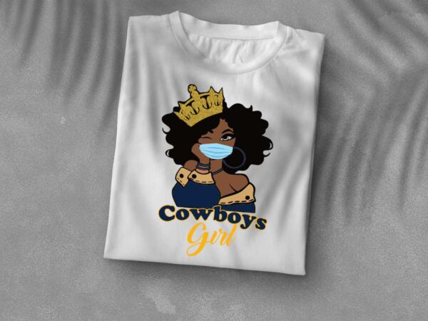 American football, nfl cowboys girl gift idea diy crafts svg files for cricut, silhouette sublimation files t shirt vector