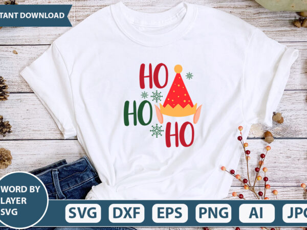 Ho ho ho svg vector for t-shirt