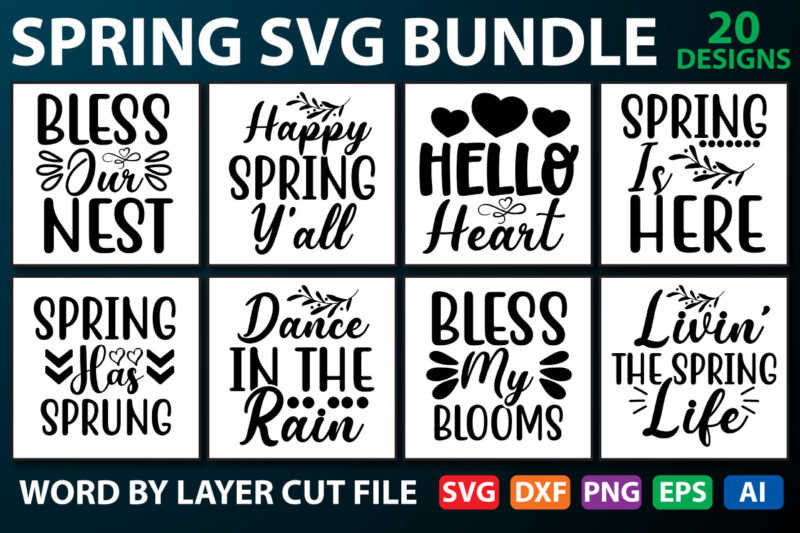 Spring SVG Bundle