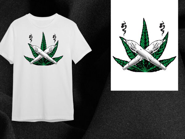 Cannabis smoking blunt gift diy crafts svg files for cricut, silhouette sublimation files t shirt vector file