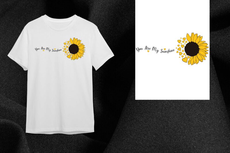 Sunflower Quotes Gift, You Are My Sunshine Diy Crafts Svg Files For Cricut, Silhouette Sublimation Files