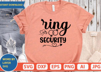 Ring Security SVG Vector for t-shirt
