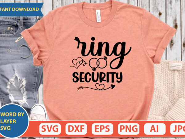 Ring security svg vector for t-shirt