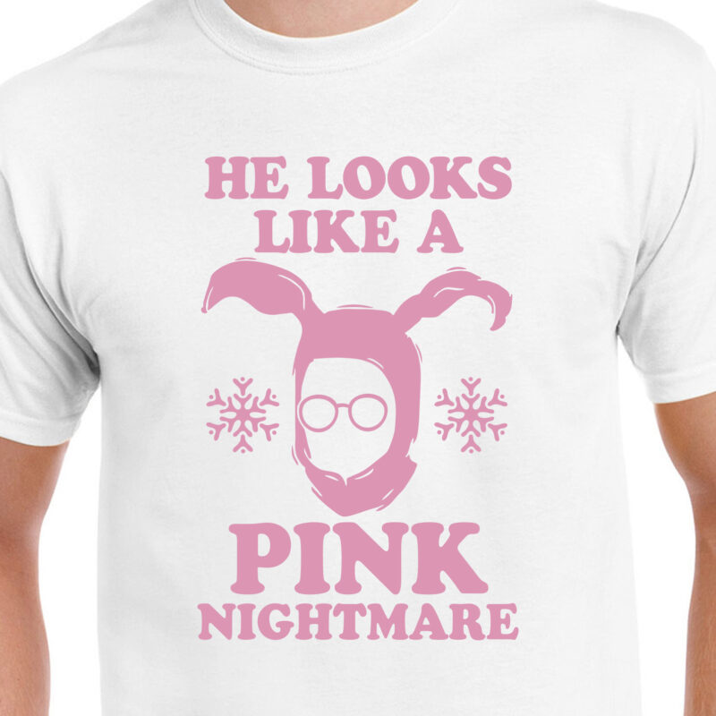 He Looks Like A Pink Nightmare