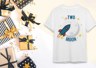 Birthday Boy Gift, The Two Moon Diy Crafts Svg Files For Cricut, Silhouette Sublimation Files