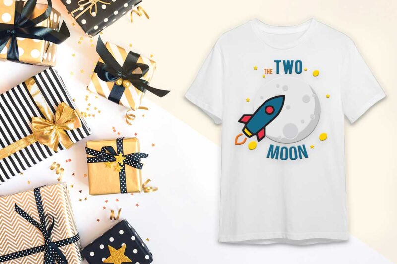Birthday Boy Gift, The Two Moon Diy Crafts Svg Files For Cricut, Silhouette Sublimation Files