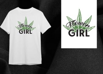 Cannabis Flower Girl Gift Diy Crafts Svg Files For Cricut, Silhouette Sublimation Files