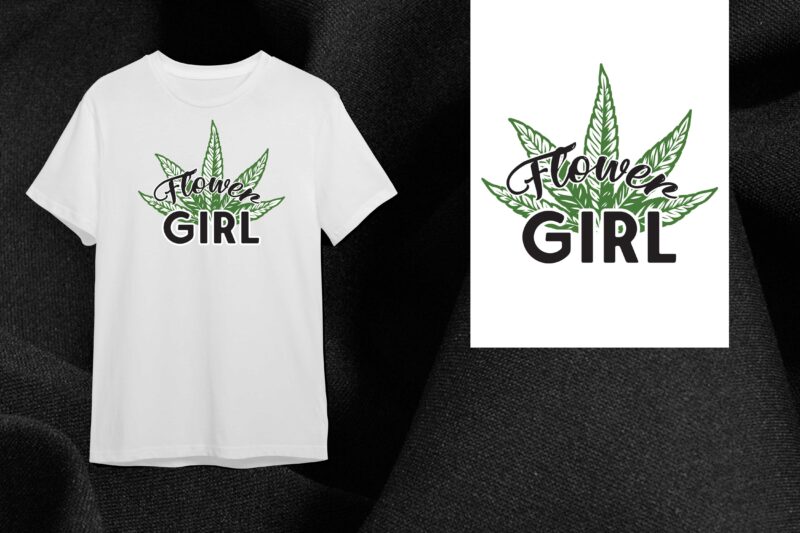 Cannabis Flower Girl Gift Diy Crafts Svg Files For Cricut, Silhouette Sublimation Files