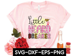 little heard breaker sublimation t shirt vector graphic