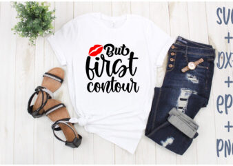 but first contour t shirt template