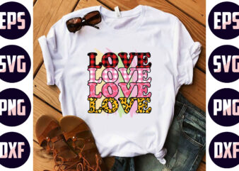 love sublimation t shirt vector graphic