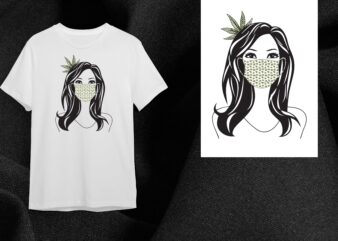 Cannabis Weed Girl Gift Diy Crafts Svg Files For Cricut, Silhouette Sublimation Files
