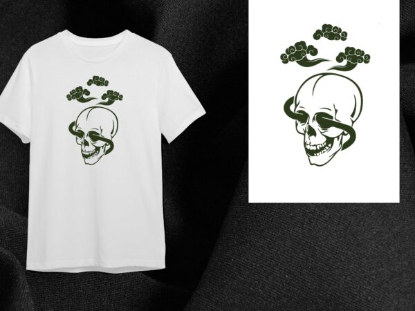 Cannabis weed skull vector svg gift diy crafts svg files for cricut, silhouette sublimation files
