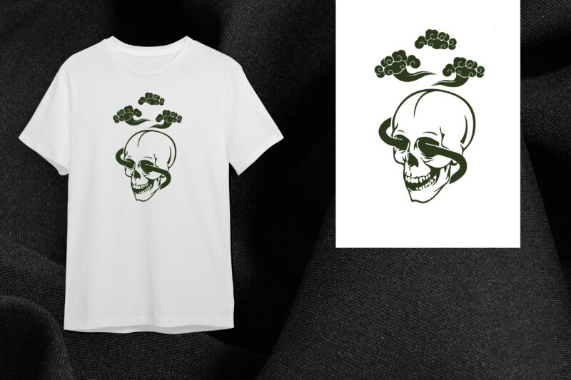 Cannabis Weed Skull Vector SVG Gift Diy Crafts Svg Files For Cricut, Silhouette Sublimation Files