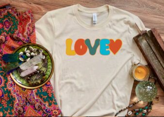 Hippie Love Gift Diy Crafts Svg Files For Cricut, Silhouette Sublimation Files graphic t shirt