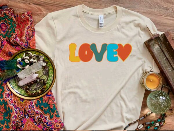 Hippie love gift diy crafts svg files for cricut, silhouette sublimation files graphic t shirt