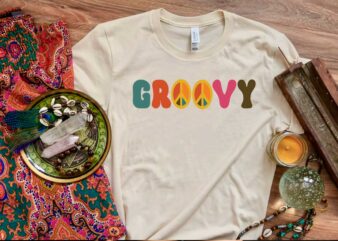 Hippie Groovy Gift Diy Crafts Svg Files For Cricut, Silhouette Sublimation Files graphic t shirt