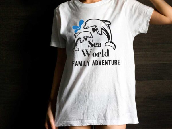 Family gift idea, sea world family adventure diy crafts svg files for cricut, silhouette sublimation files t shirt graphic design